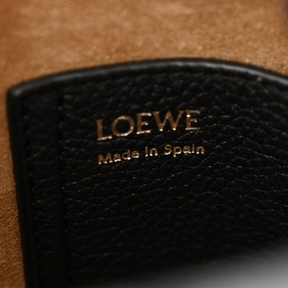 Loewe Soft Grained Calfskin Mini Pebble Bucket Bag Black 6 of 10