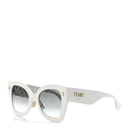 Fendi Acetate FF Sunglasses FF 0434/G/S White Gold 1 of 7