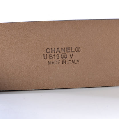 Chanel Calfskin Belt 95 38 Black 4 of 8