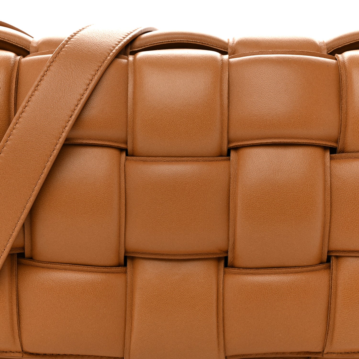 Bottega Veneta Nappa Maxi Intreccio Padded Cassette Crossbody Bag Caramel 8 of 10