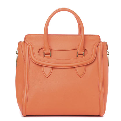 Alexander McQueen Calfskin Large Heroine Orange 1 of 15
