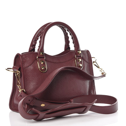 Balenciaga Chevre Gold Metallic Edge Hardware Mini City Cassis 3 of 11