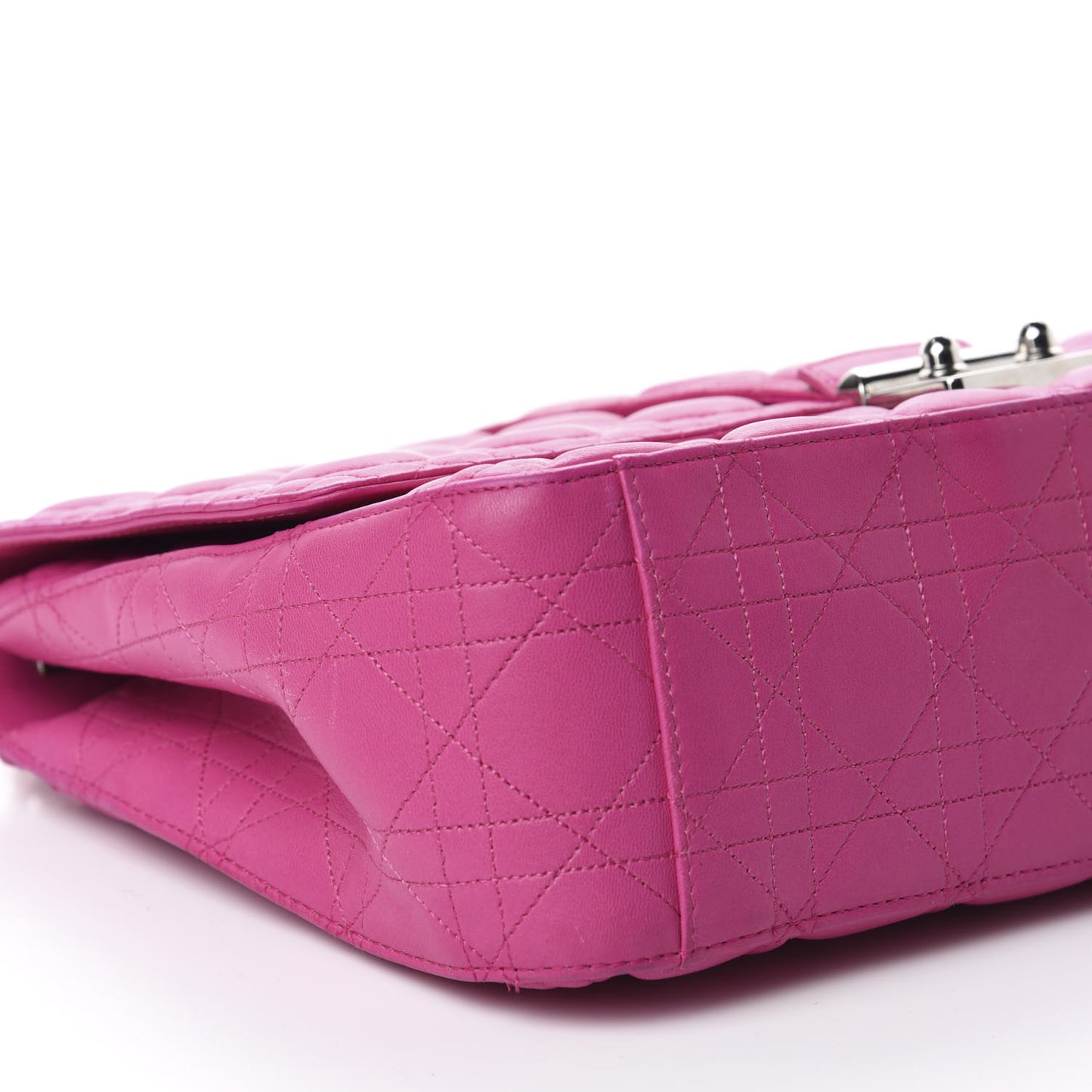 Lambskin Cannage Large Miss Dior Flap Pink