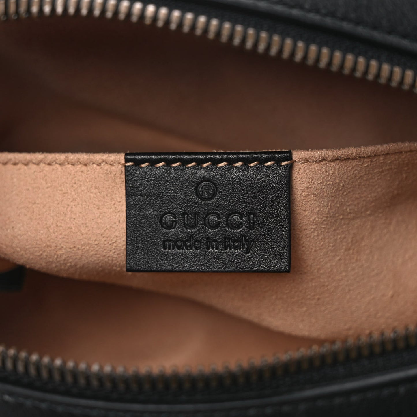 Calfskin Matelasse GG Marmont Belt Bag 75 30 Black