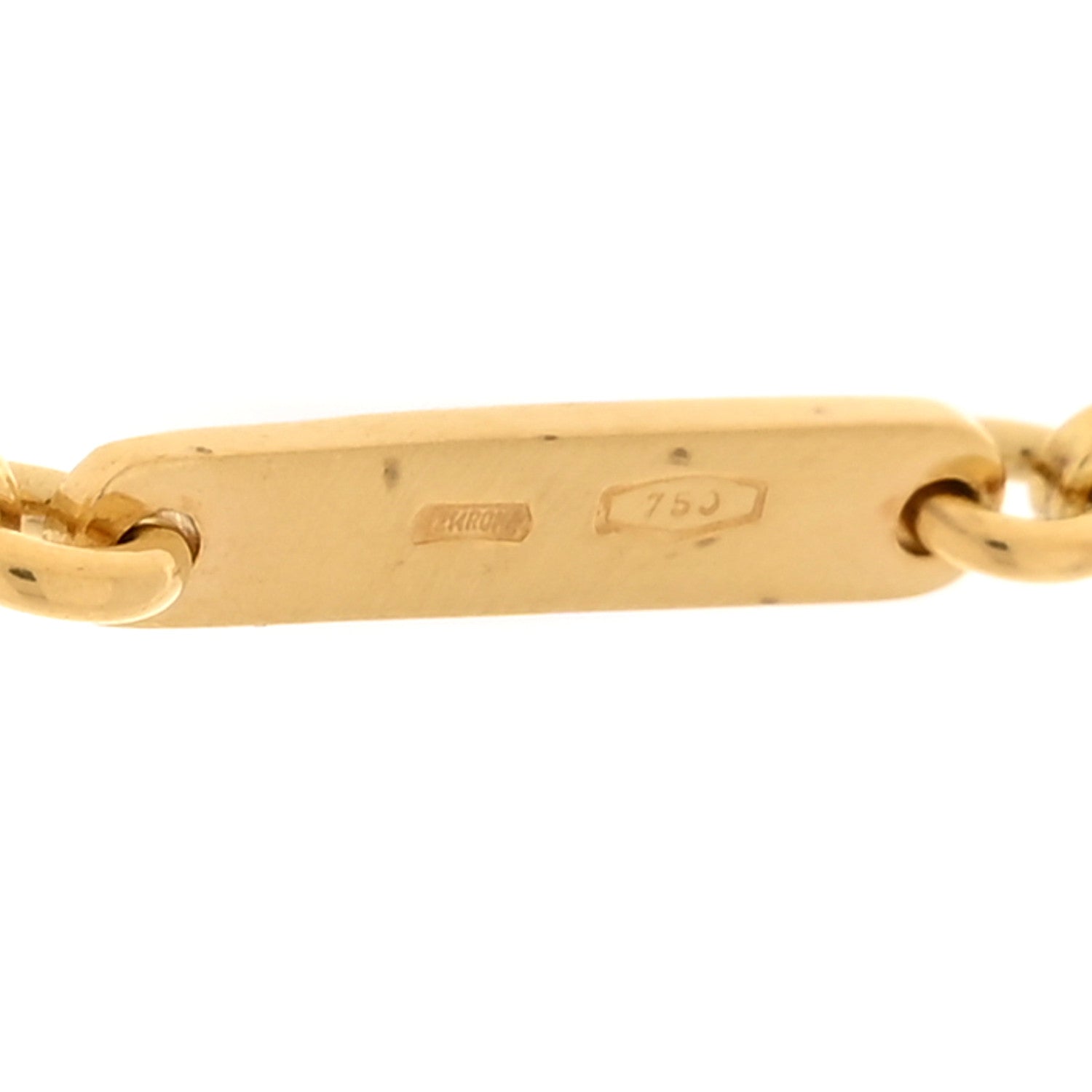 Bulgari 18K Yellow Gold 2mm Chain Necklace 15.5" 5 of 5