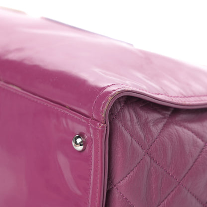 Chanel Vinyl Lipstick Tote Purple 10 of 20