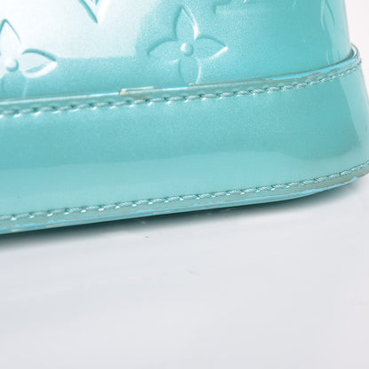 Louis Vuitton Vernis Alma BB Blue Lagon 14 of 24