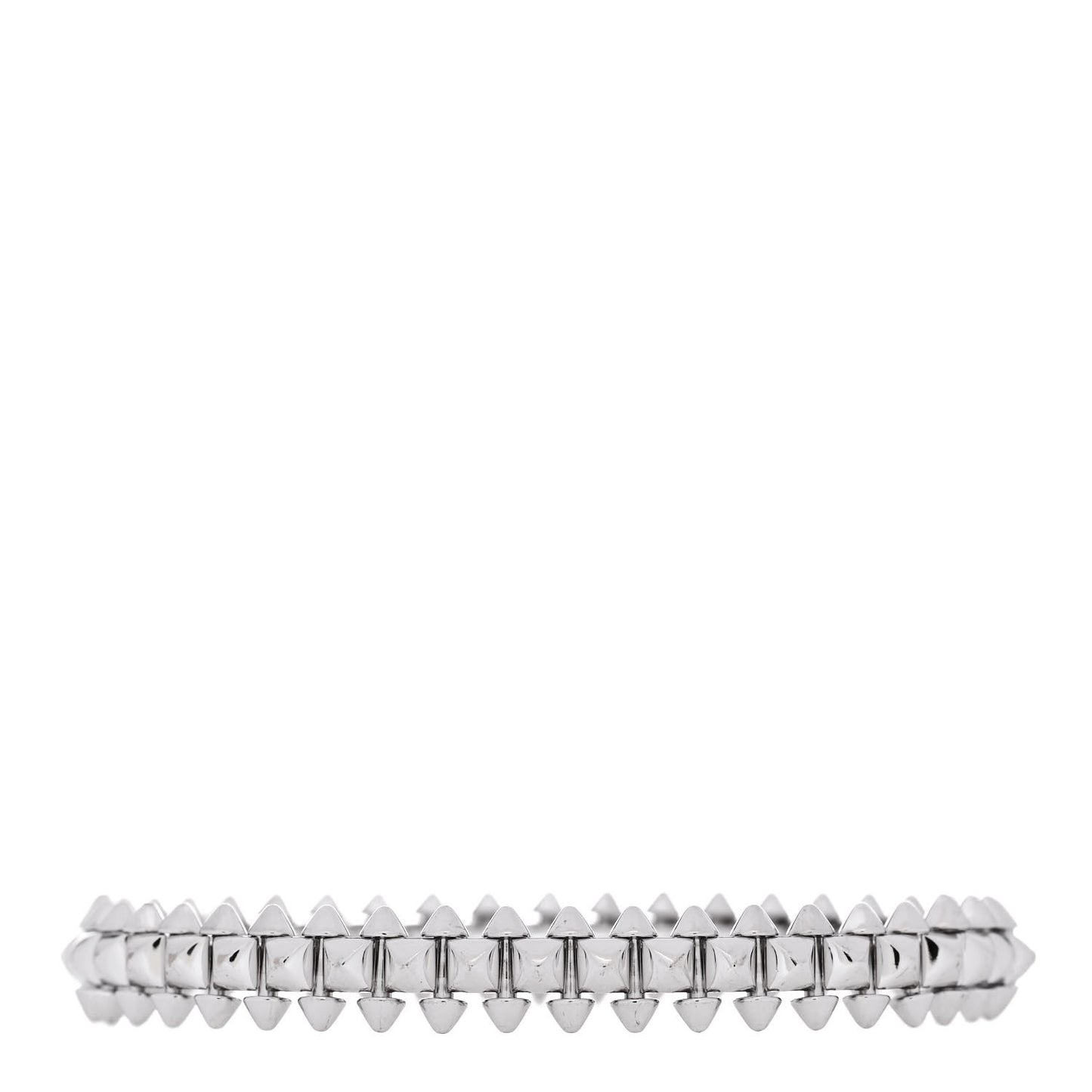 18K White Gold Medium Clash De Cartier Bracelet 15