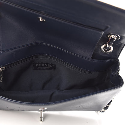 Chanel Sheepskin Quilted Vintage Mademoiselle Flap Dark Navy 5 of 14