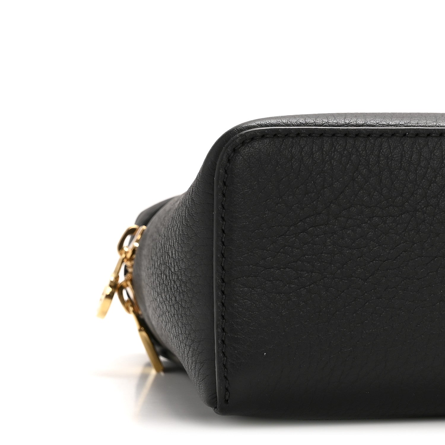 Loro Piana Grained Calfskin L19 Extra Pocket Pouch Black 8 of 10
