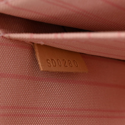 Louis Vuitton Damier Azur Neverfull MM GM Pochette Rose Ballerine 7 of 16