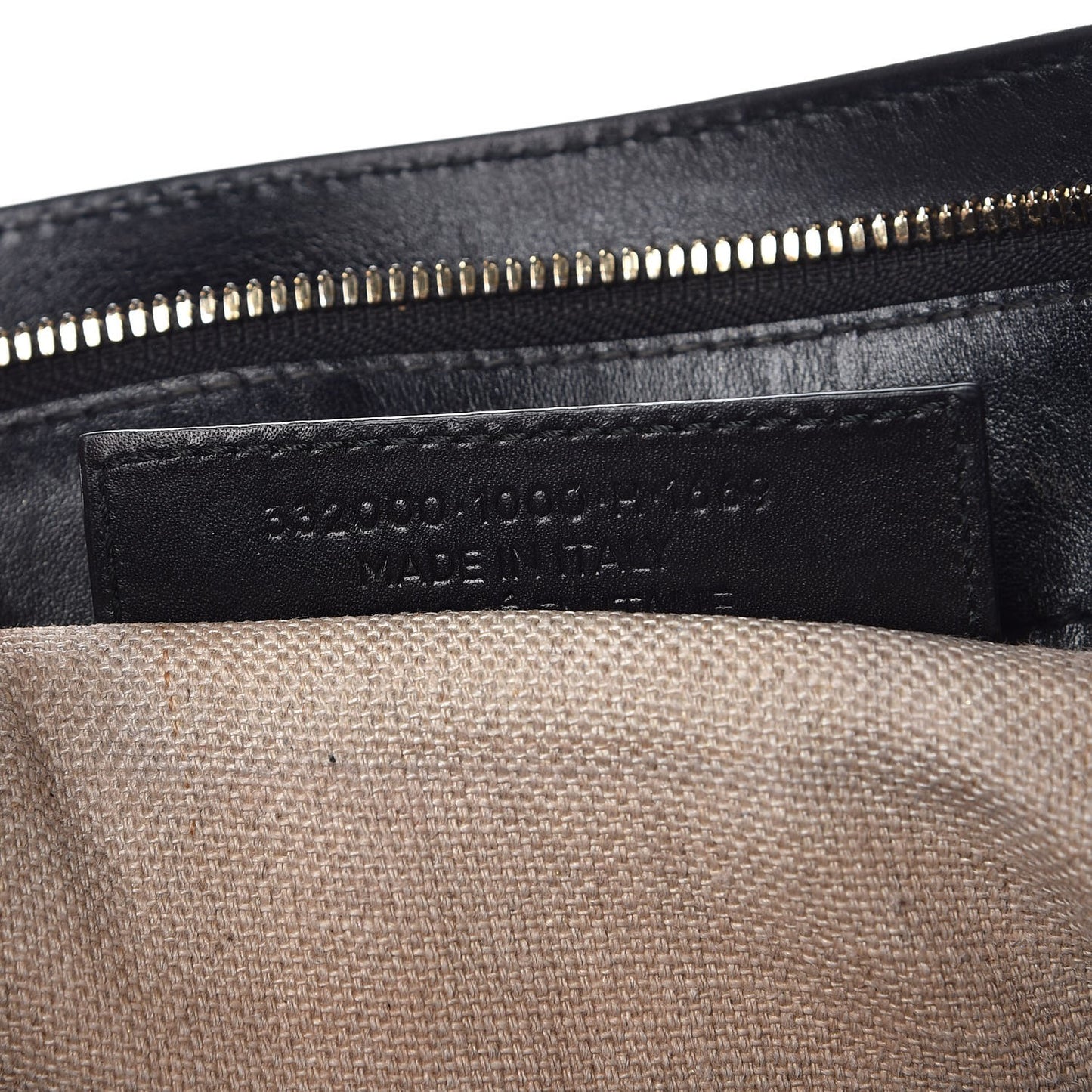 Calfskin Padlock Work S Bag Black