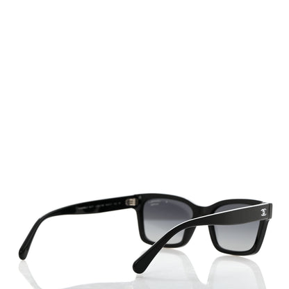 Chanel Acetate Square Sunglasses 5417 Black Black 4 of 8