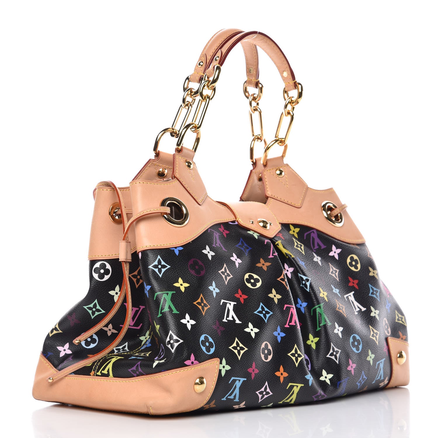 Louis Vuitton Monogram Multicolor Ursula Black 3 of 15