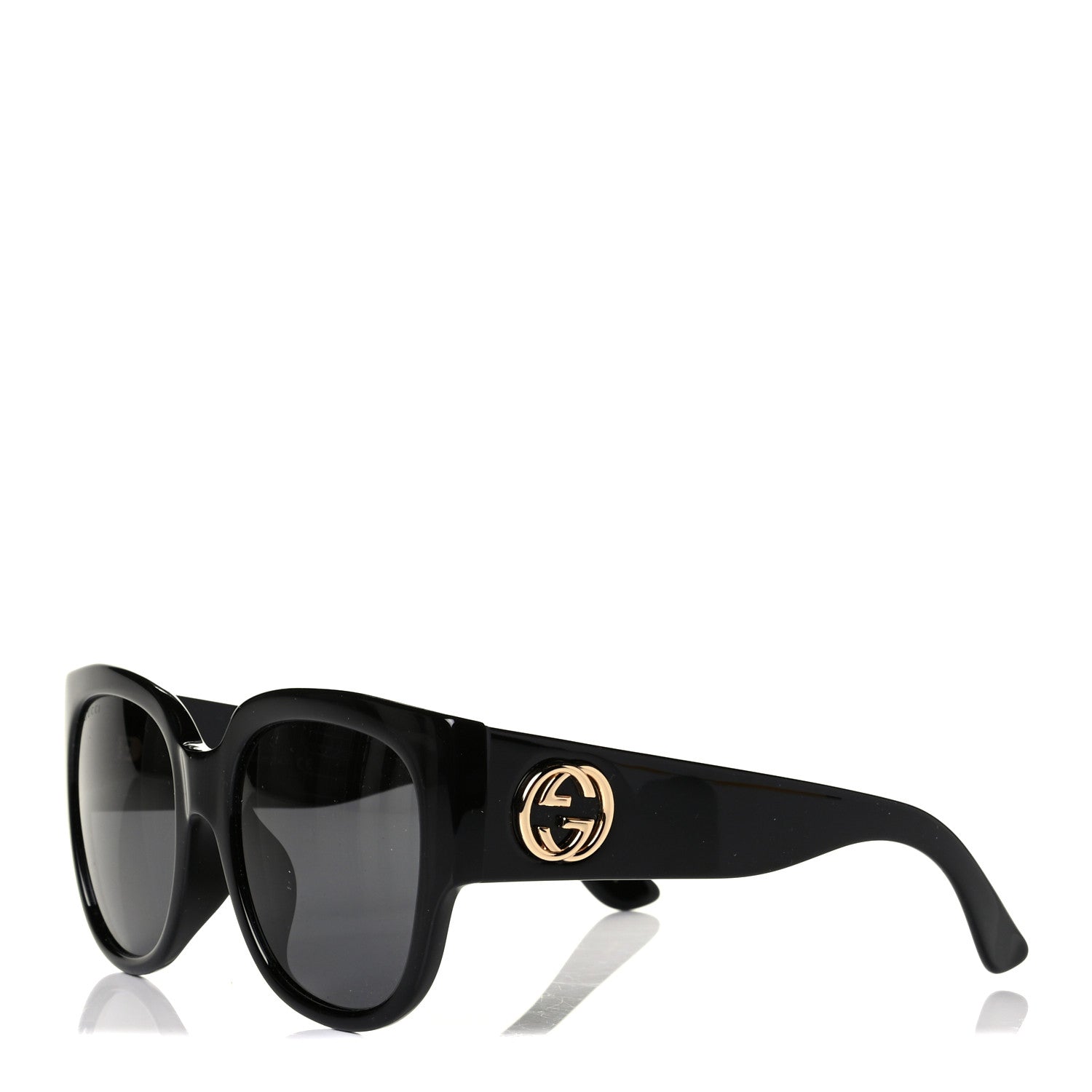 Gucci Acetate Square Frame Sunglasses GG0142SA Black 1 of 4