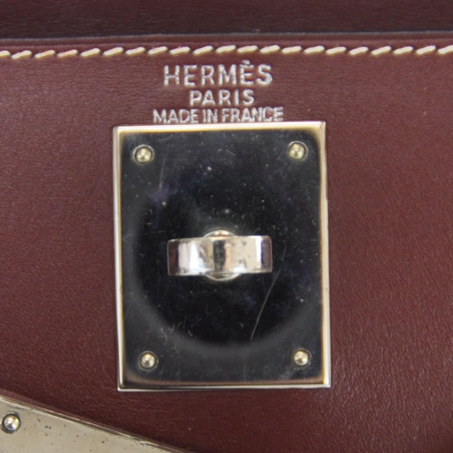Hermes Chamonix Kelly Sellier 28 Rouge H 7 of 9
