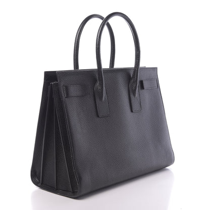 Saint Laurent Grained Calfskin Large Sac De Jour Carryall Black 4 of 11