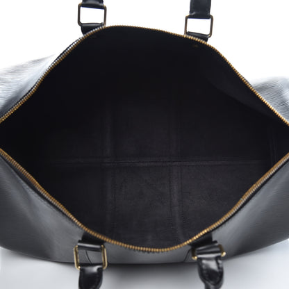 Louis Vuitton Epi Keepall 45 Black 5 of 11