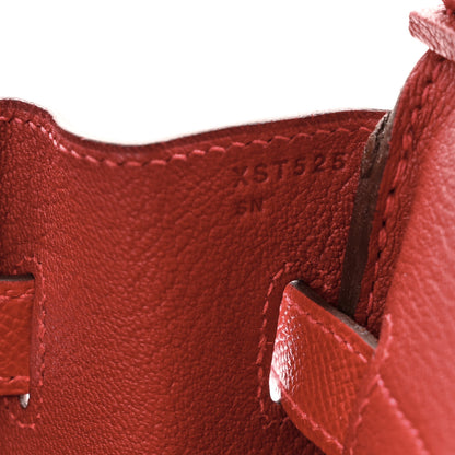 Hermes Epsom Birkin 30 Rouge Casaque 7 of 13