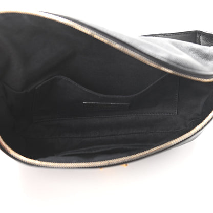 Saint Laurent Grain De Poudre Monogram Belt Bag Black 4 of 10