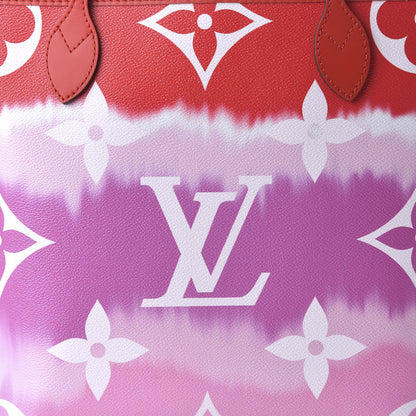 Louis Vuitton Monogram Escale Neverfull MM Rouge 10 of 10