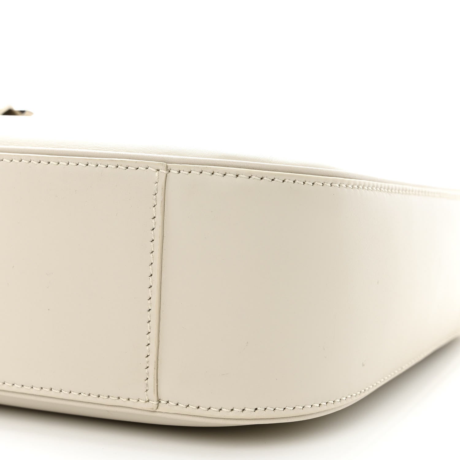 Saint Laurent Smooth Calfskin Le 5 A 7 Hobo Crema Soft 10 of 10