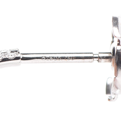 Tiffany 18K White Gold Diamond Metro Three-Row Hoop Earrings 5 of 5