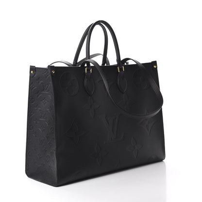 Louis Vuitton Empreinte Monogram Giant Onthego GM Black 3 of 11