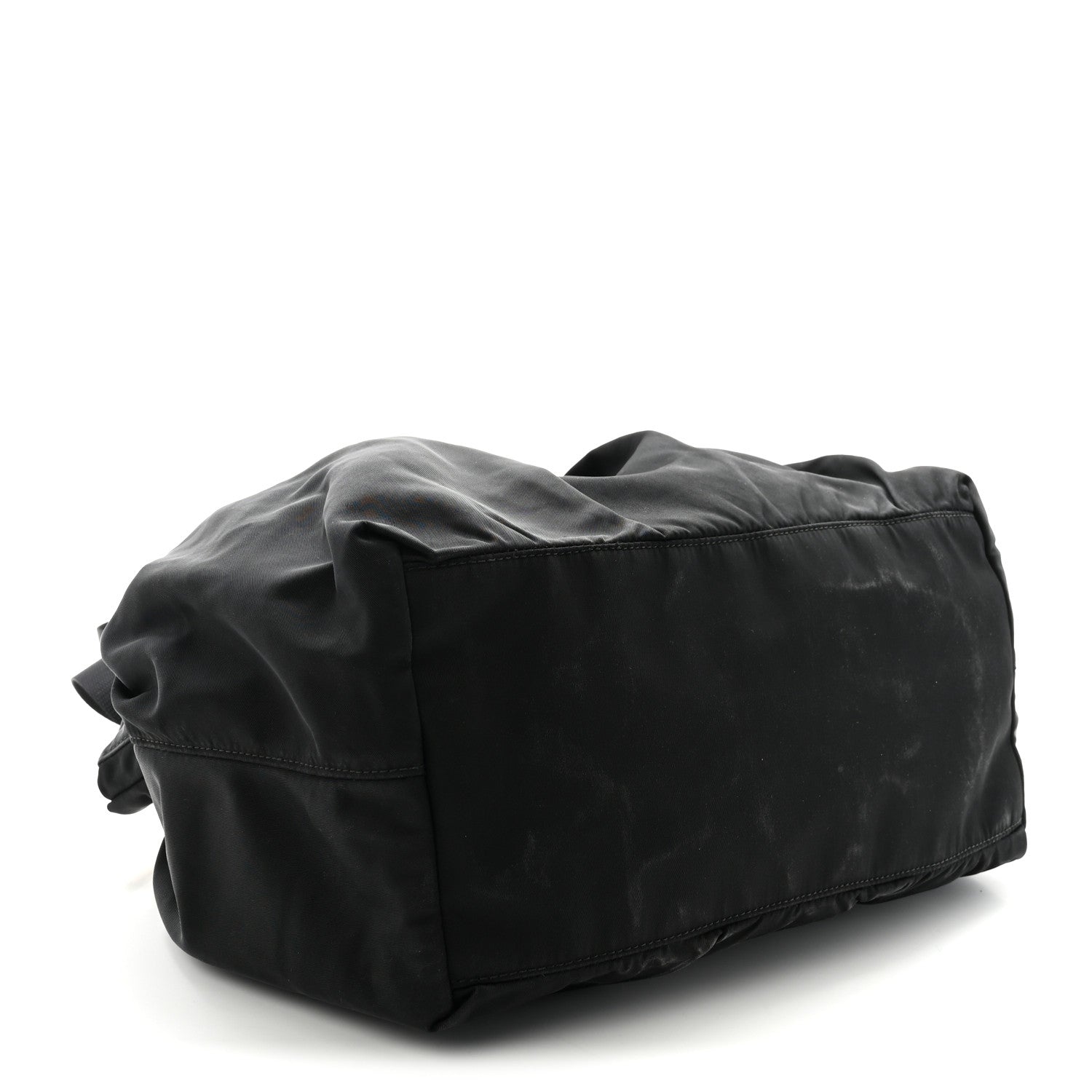 Prada Tessuto Nylon Bow Shoulder Bag Black 4 of 9