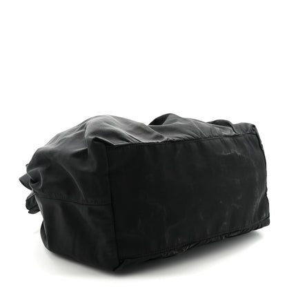 Prada Tessuto Nylon Bow Shoulder Bag Black 4 of 9