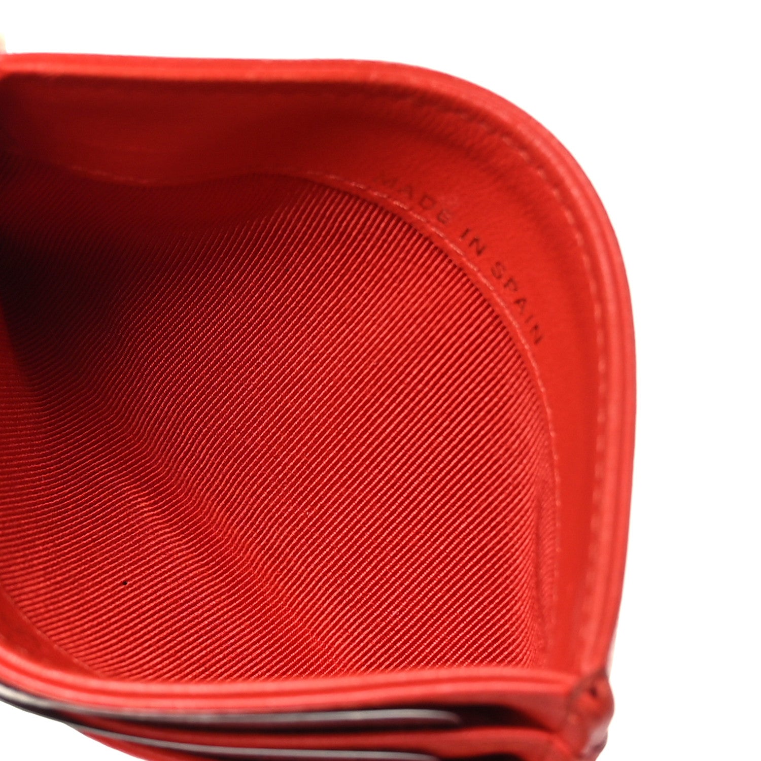 Chanel Lambskin Quilted Card Holder Red 4 of 6