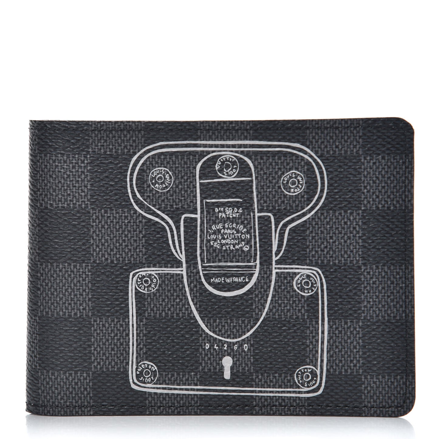 Damier Graphite Trunks and Locks Multiple Wallet