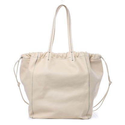 Celine Smooth Calfskin Large Coulisse Cabas Chalk 1 of 12