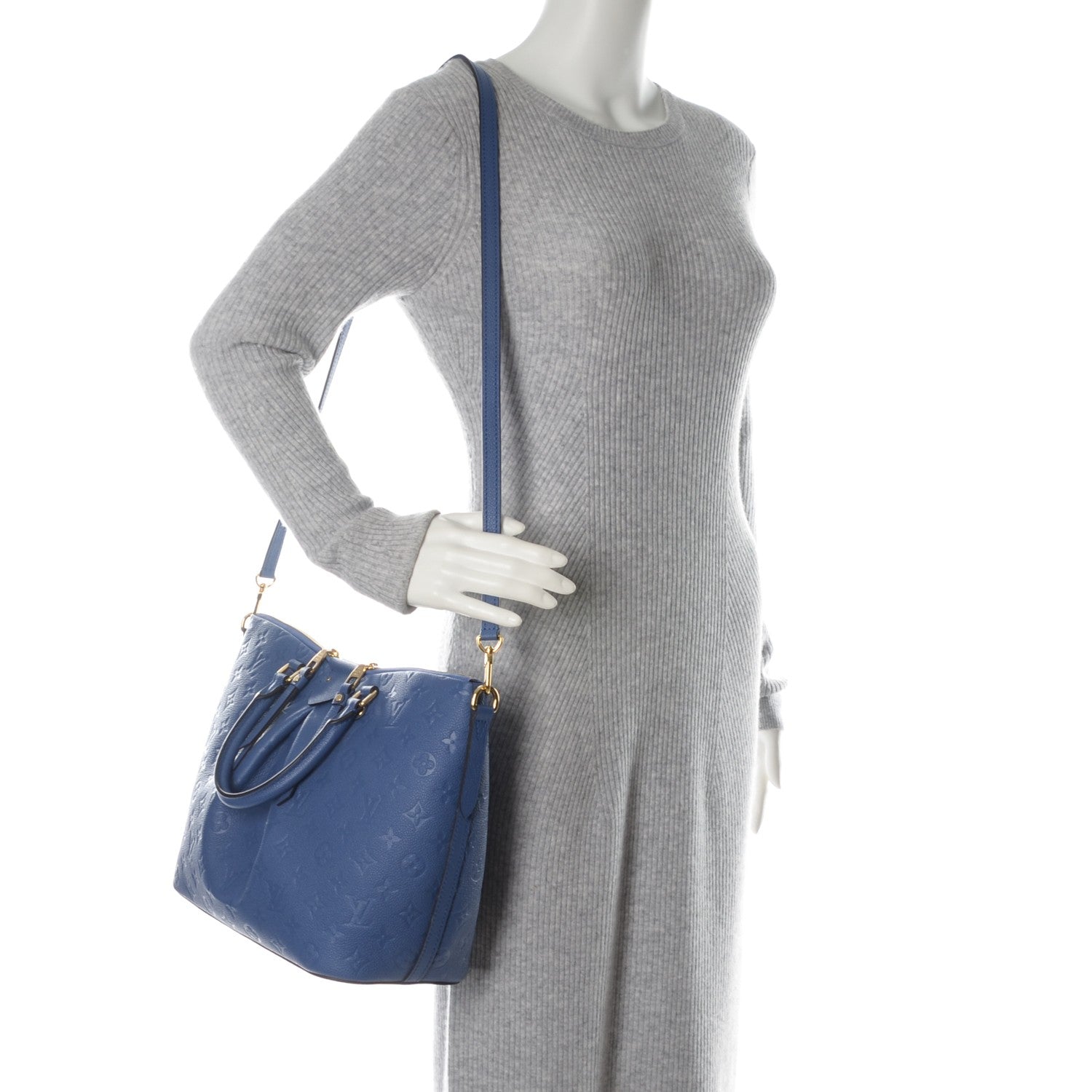 Louis Vuitton Empreinte Mazarine MM Denim 2 of 8