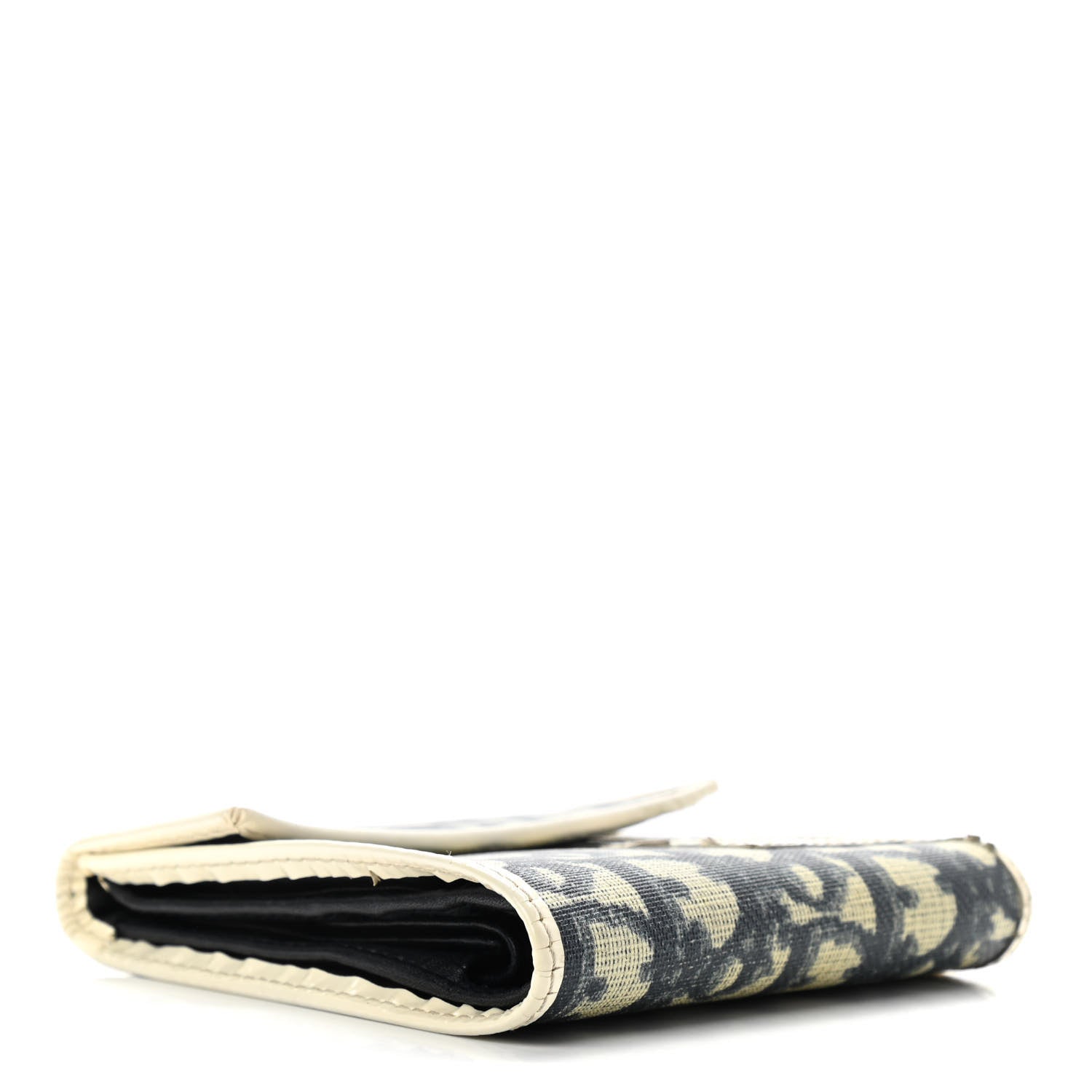 Christian Dior Monogram Compact Wallet White 4 of 7