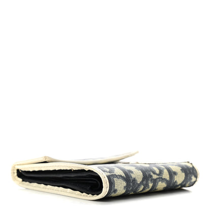 Christian Dior Monogram Compact Wallet White 4 of 7