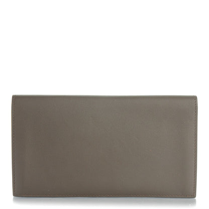 Hermes Swift MC2 Fleming Checkbook Holder Wallet Etain 1 of 7