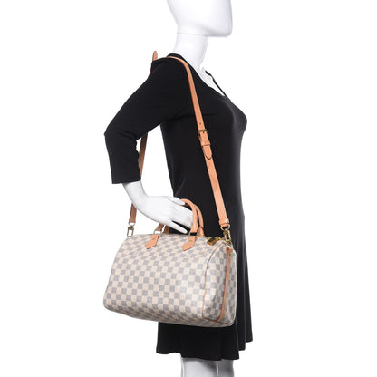 Louis Vuitton Damier Azur Speedy Bandouliere 30 2 of 16