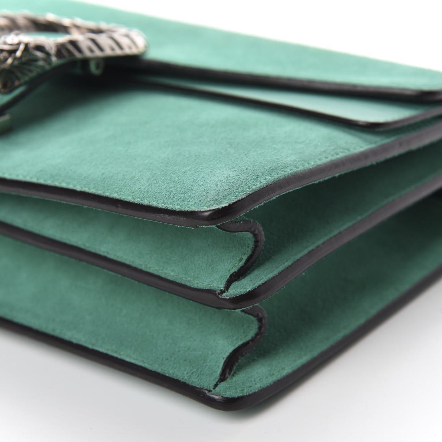 Suede Small Dionysus Shoulder Bag Green