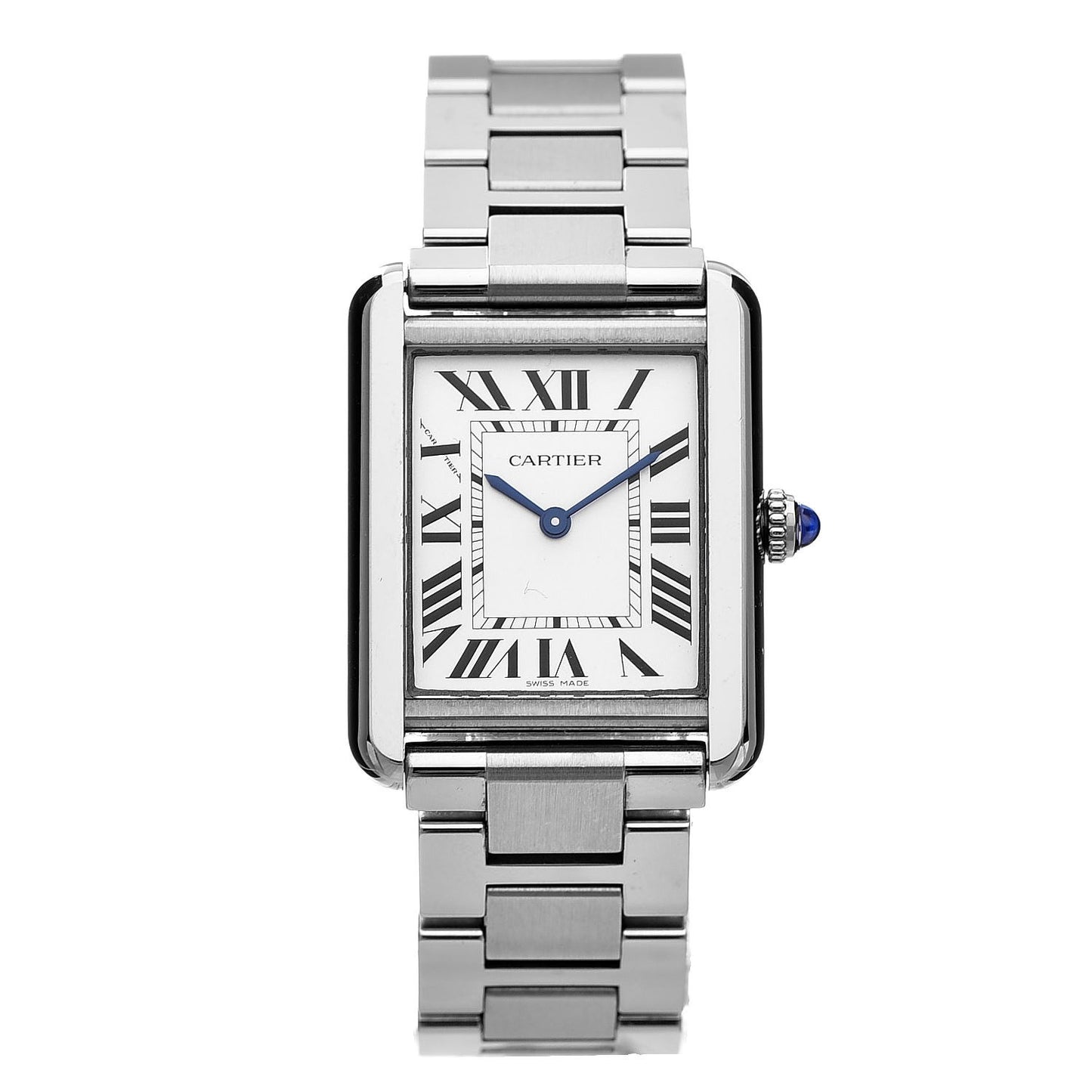 Stainless Steel 24mm Tank Solo Quartz Watch