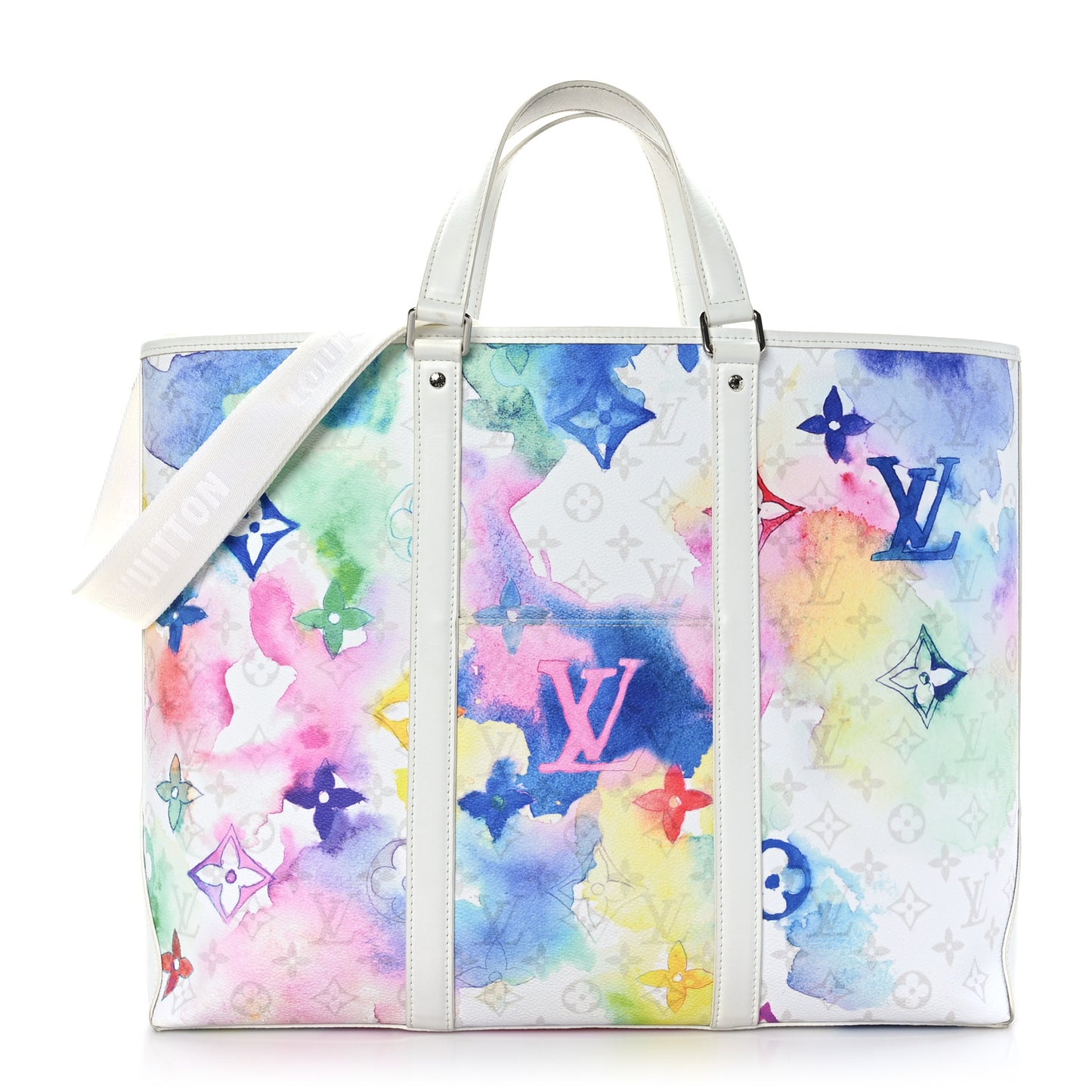 Monogram Watercolor New Tote GM Multicolor
