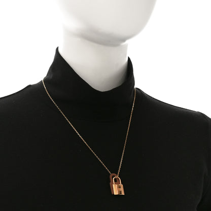 Hermes Swift Small O'Kelly Pendant Necklace Gold 2 of 6