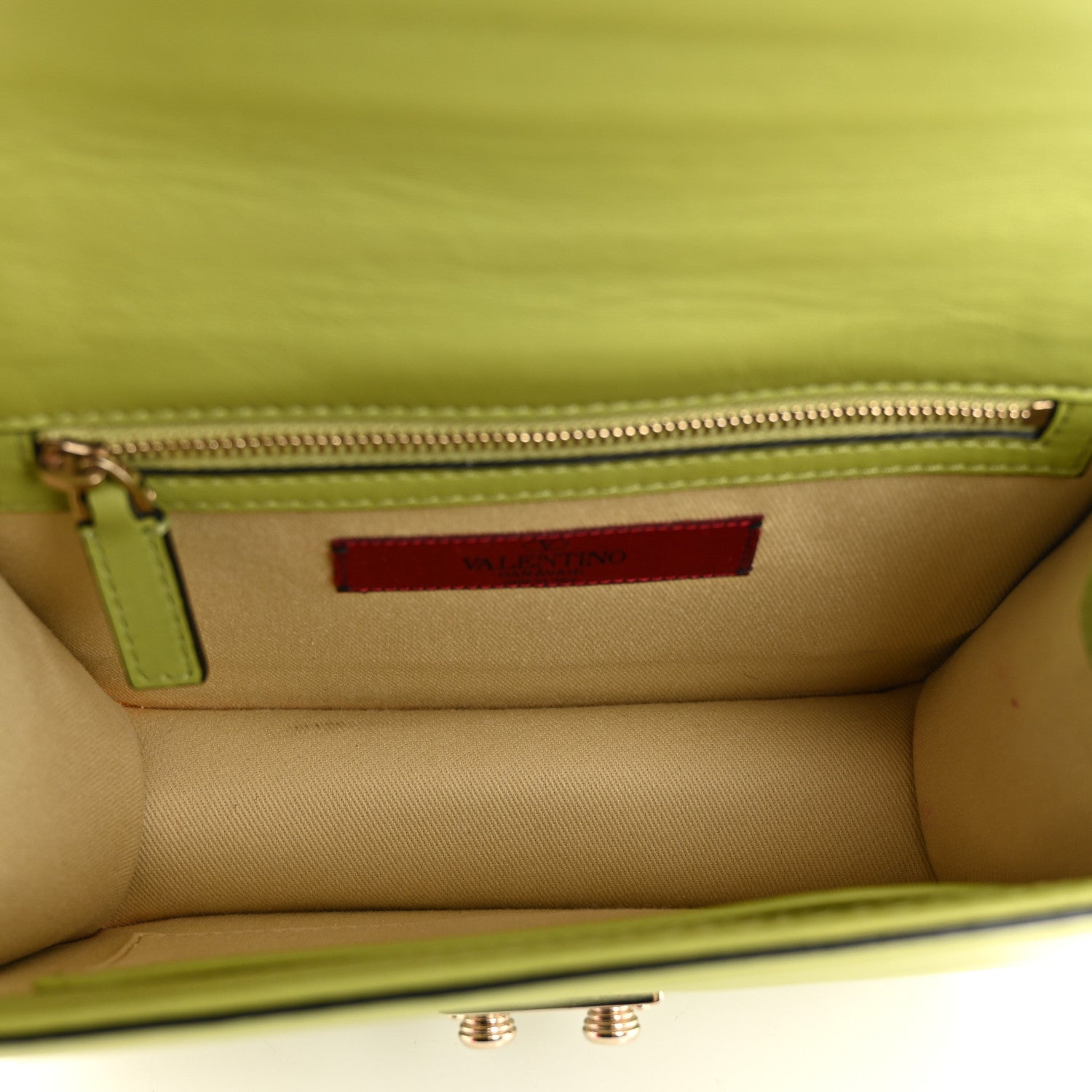 Valentino Garavani Vitello Small Glam Lock Rockstud Flap Apple 5 of 10