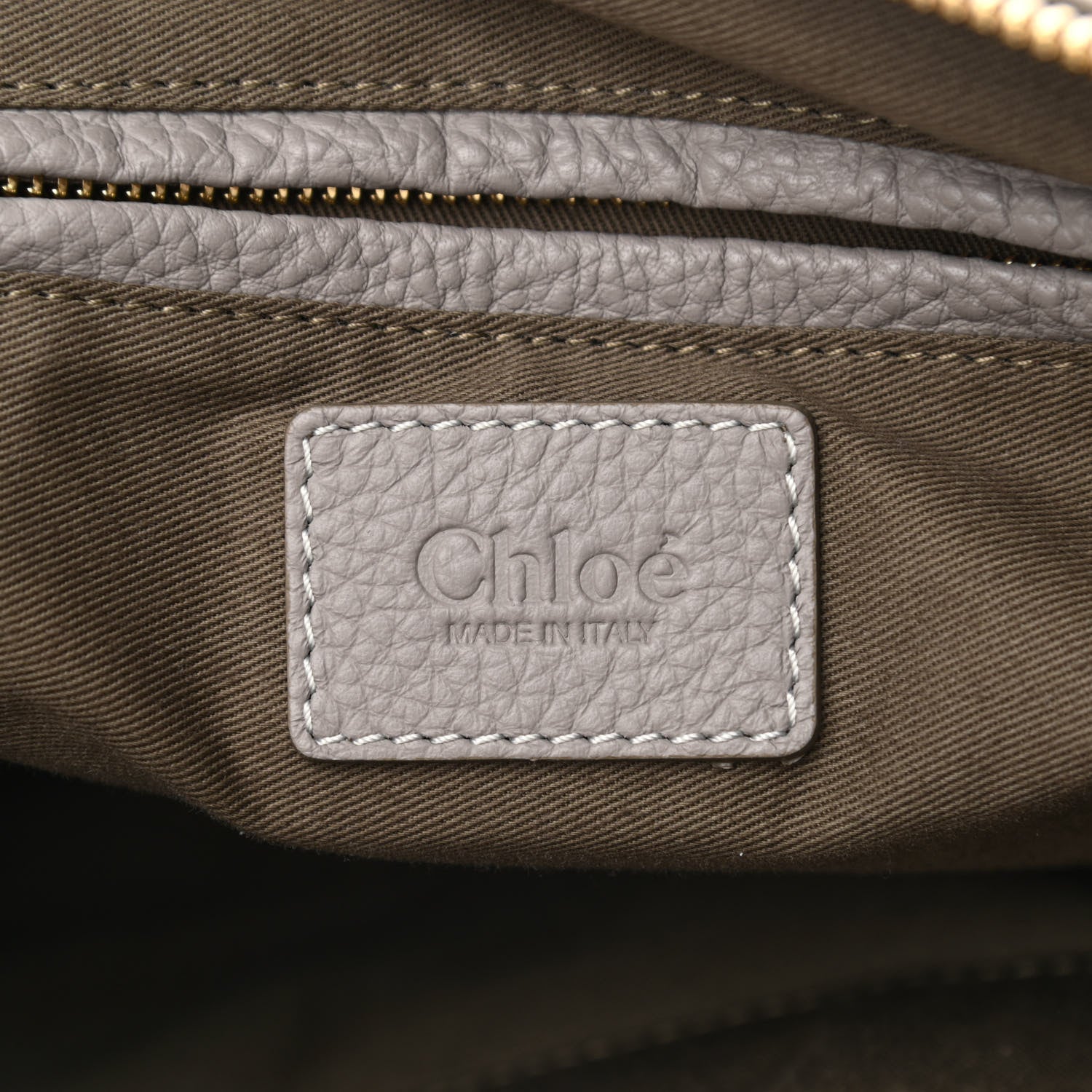 Chloe Calfskin Medium Marcie Satchel Cashmere Grey 6 of 11
