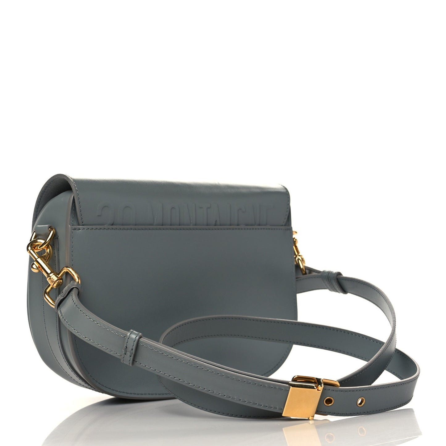 Box Calfskin Medium Bobby Flap Gray