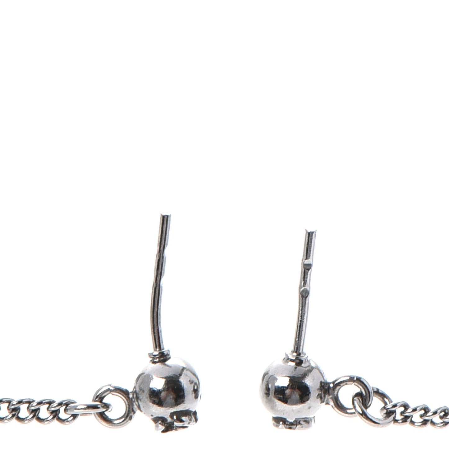 CC Dangle Earrings Silver