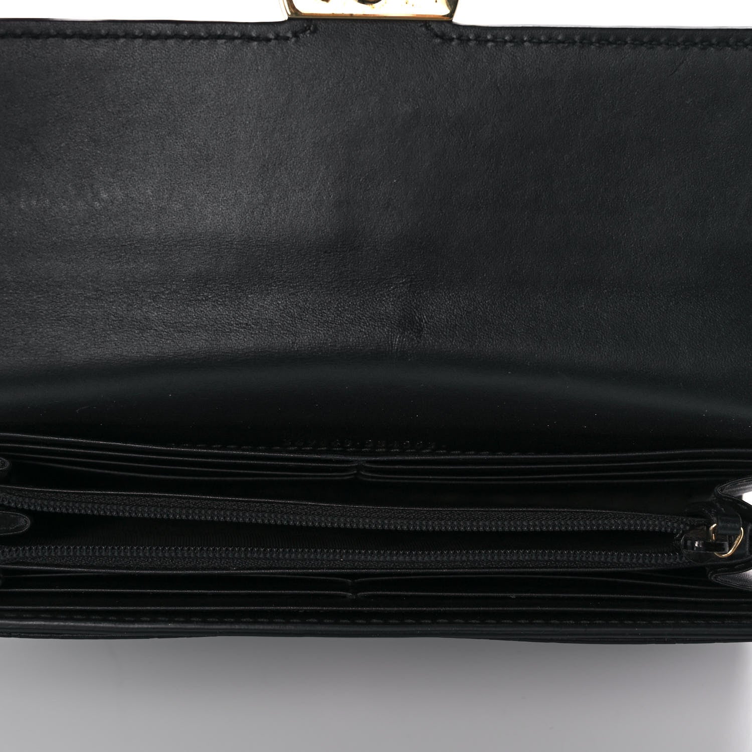 Gucci Guccissima Signature Icon Continental Wallet Black 5 of 12