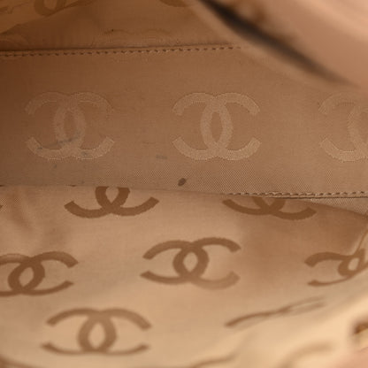 Chanel Calfskin Contrast Stitch Surpique Tote Beige 13 of 13