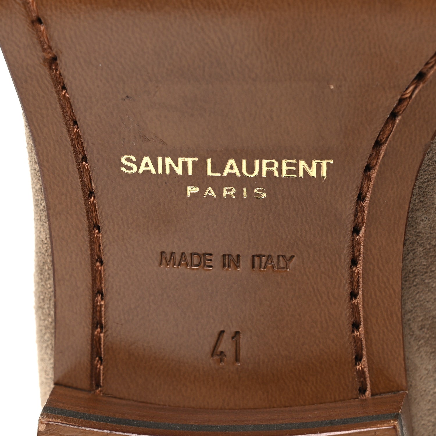 Saint Laurent Jodhpur Suede Mens Wyatt 30 Boots 41 New Sigaro