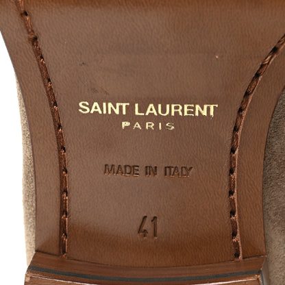 Saint Laurent Jodhpur Suede Mens Wyatt 30 Boots 41 New Sigaro 8 of 10